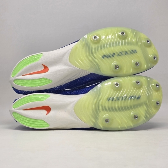 Nike Air Zoom Victory Racer Blue Track & Field Spikes Men Sz 11.5 CD4385-400 New - Picture 6 of 11